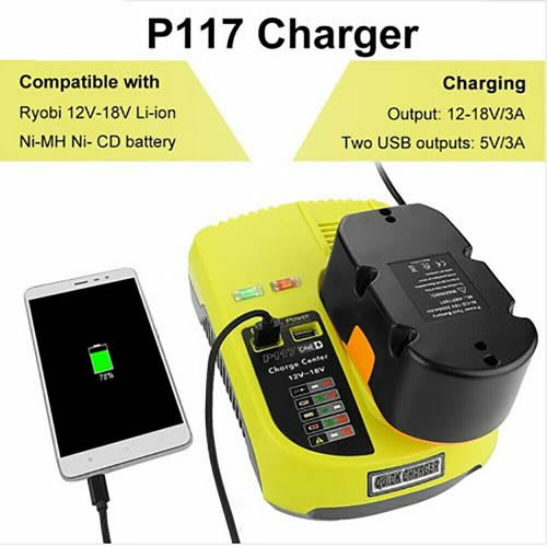 Ryobi P117 Battery Charger